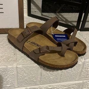 Birkenstock Mayari BF Nubuk Mocca, 39(EUR) - 8-8.5 (US) Narrow